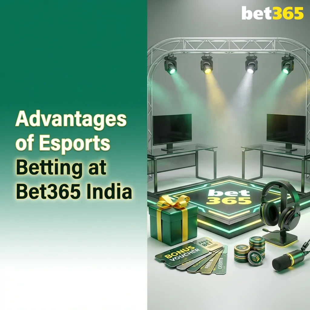 Bet365 India esports betting interface showing competitive odds, payment options, and live streaming features for gamers
