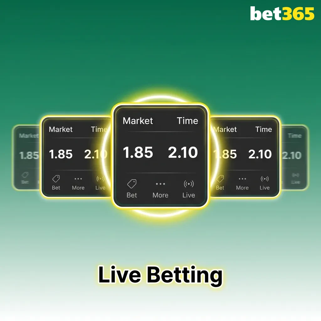 Live betting interface showing real-time odds updates during sports matches with cash-out and streaming options