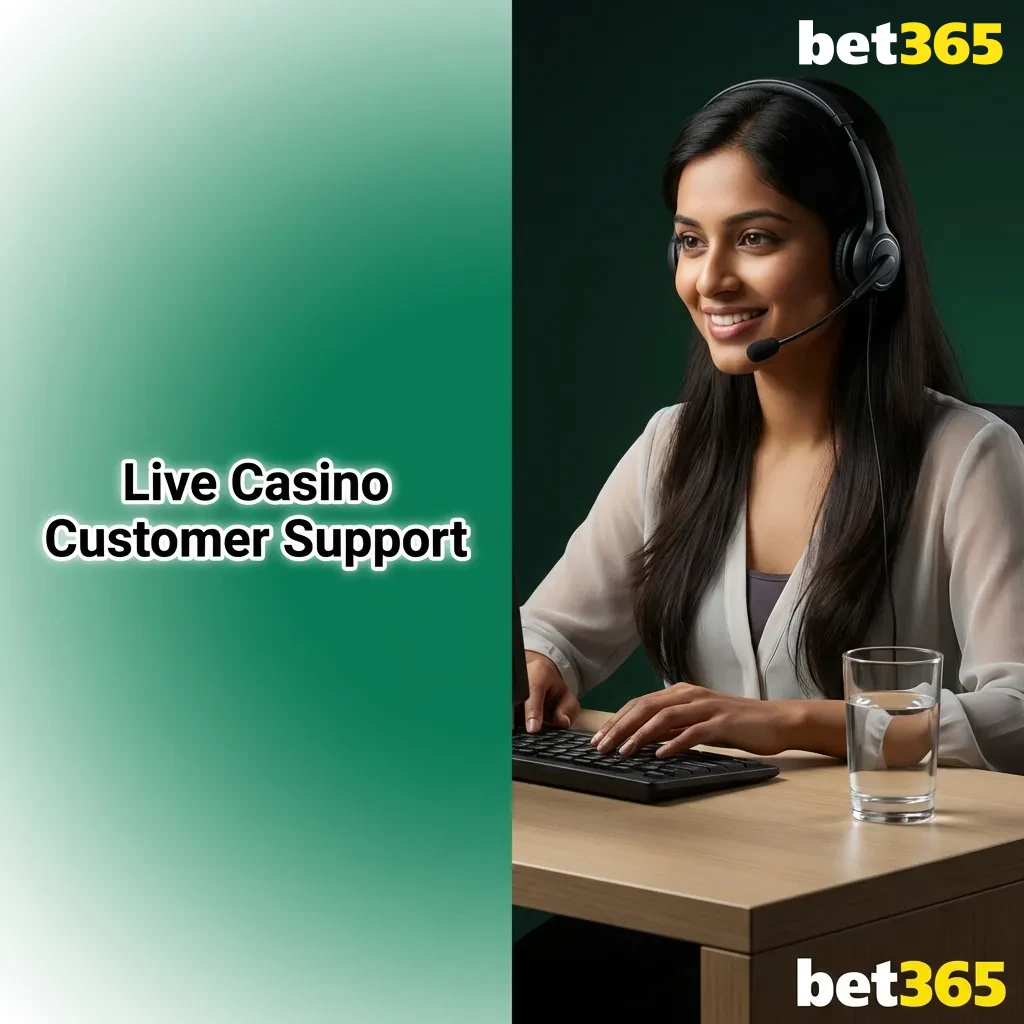Bet365 customer support options including live chat, email, phone, and help center for India casino players