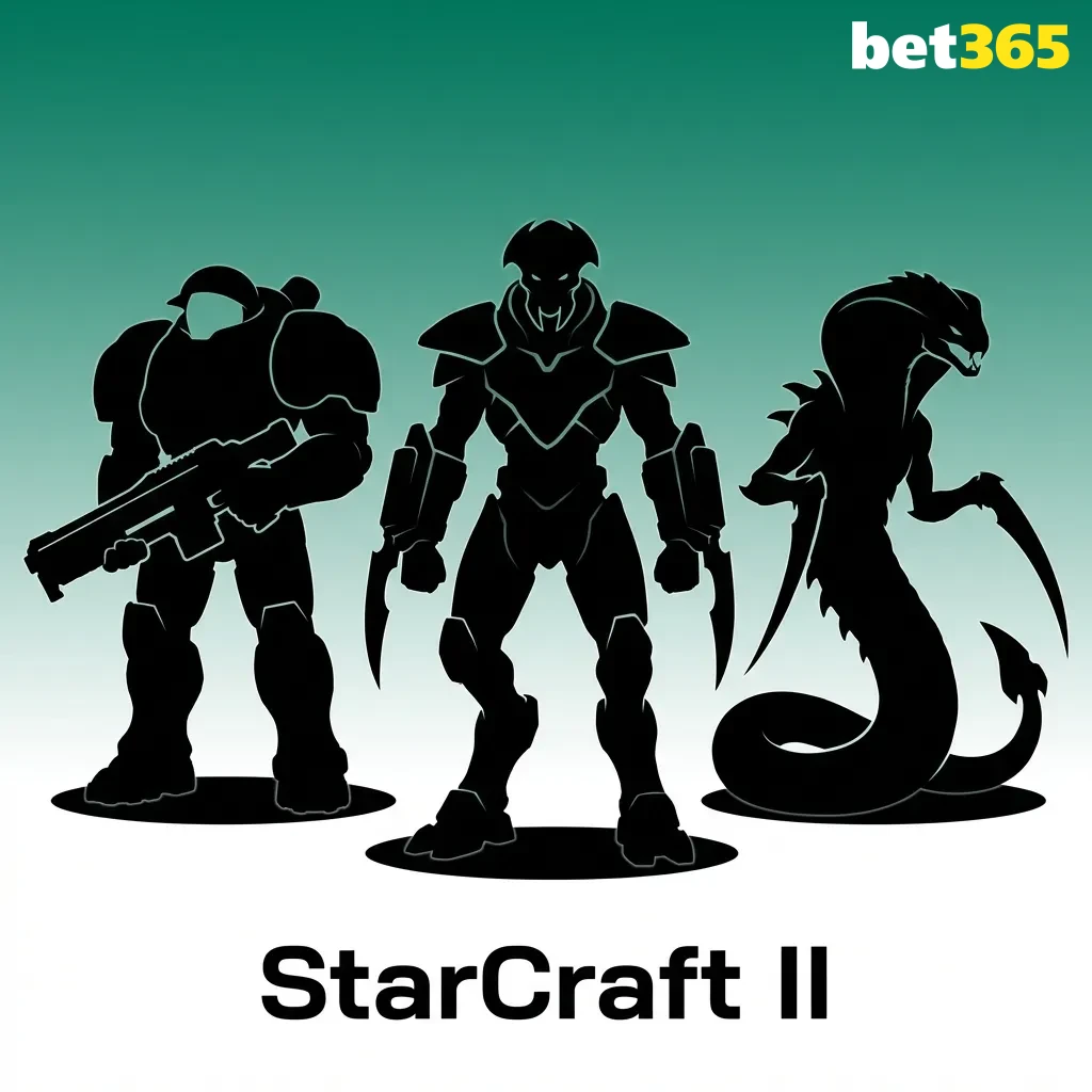 Professional StarCraft II esports competition showing real-time strategy gameplay with resource management and army control