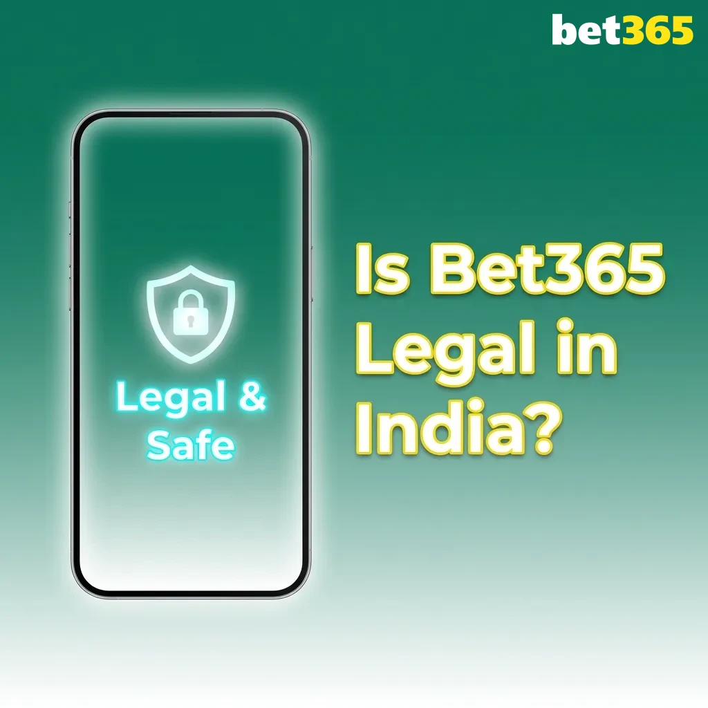 Bet365 logo with Curacao eGaming license seal, illustrating legal online betting compliance for Indian players