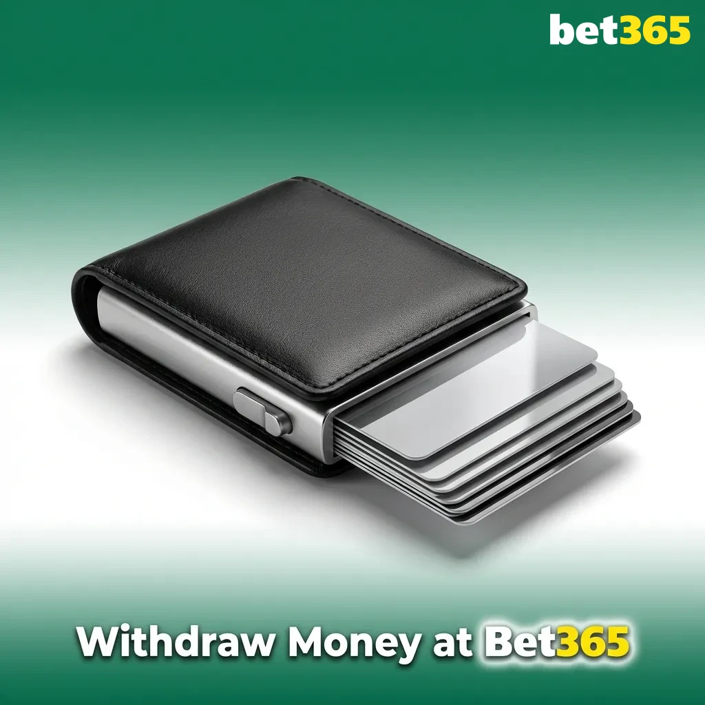 Illustration of a user navigating Bet365 cashier screen to select a withdrawal method and cash out funds